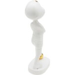 Figurina decorativa Ball Girl Alb 29 cm