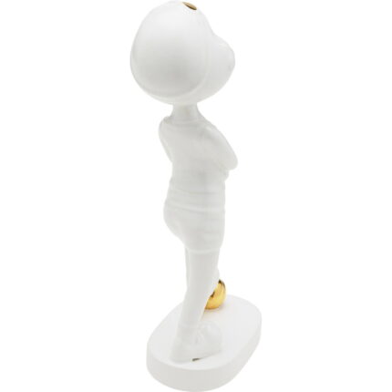 Figurina decorativa Ball Girl Alb 29 cm