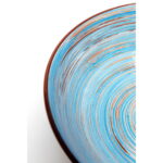 Bol Swirl albastru Ø22cm