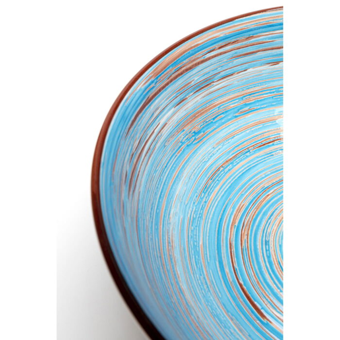 Bol Swirl albastru Ø22cm