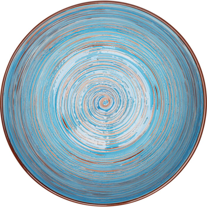 Bol Swirl albastru Ø22cm