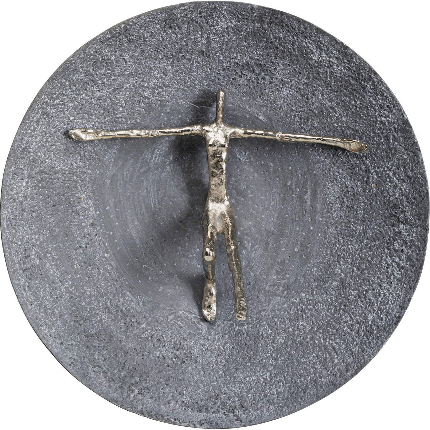 KARE-55154-1400x1400-1.jpg Decoratiune perete Umano argintiu Ø60cm