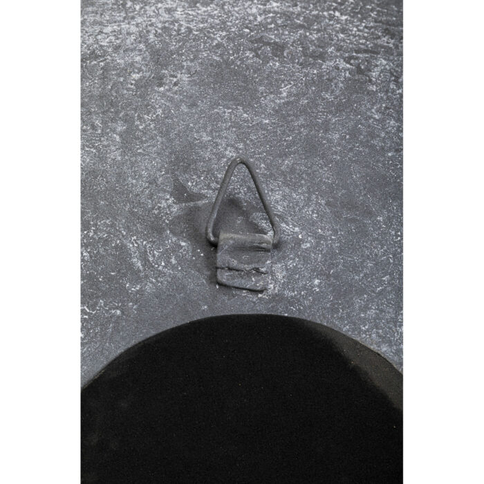 Decoratiune perete Umano argintiu Ø60cm