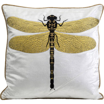 Perna Glitter Dragonfly alb 40x40cm