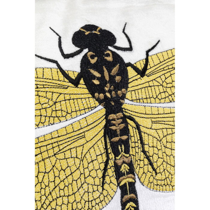 Perna Glitter Dragonfly alb 40x40cm
