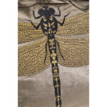 Perna Glitter Dragenfly maro 40x40cm