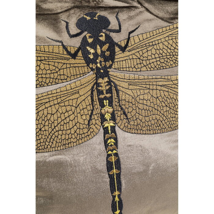 Perna Glitter Dragenfly maro 40x40cm