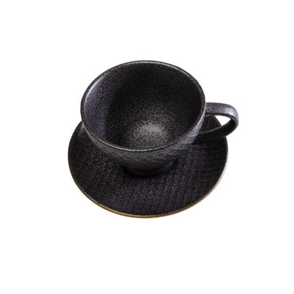 Ceasca de cafea Diva Negru-Auriu