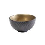 Bol Diva Negru-Auriu Ø11 cm