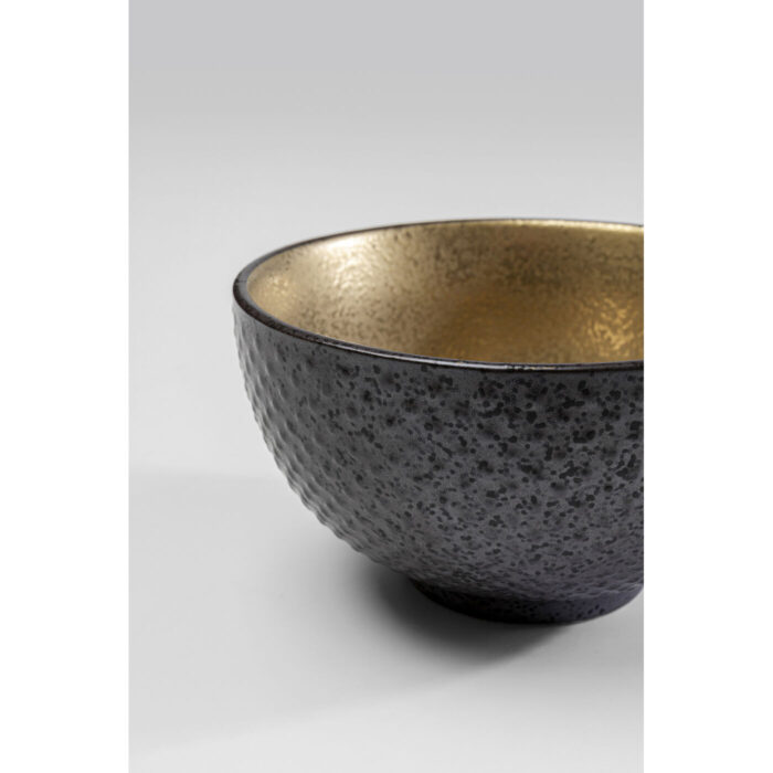 Bol Diva Negru-Auriu Ø11 cm