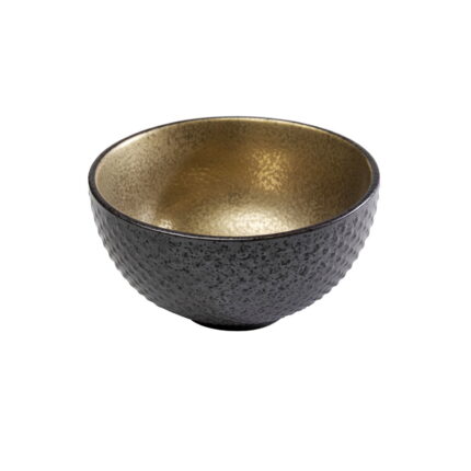 Bol Diva Negru-Auriu Ø11 cm