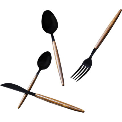 Tacamuri Paris negru mat (16/buc)