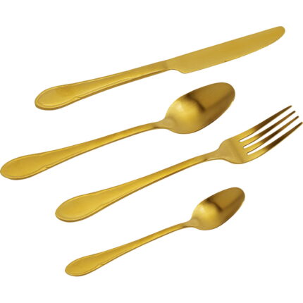Tacamuri Cucina Auriu mat (16 piese)