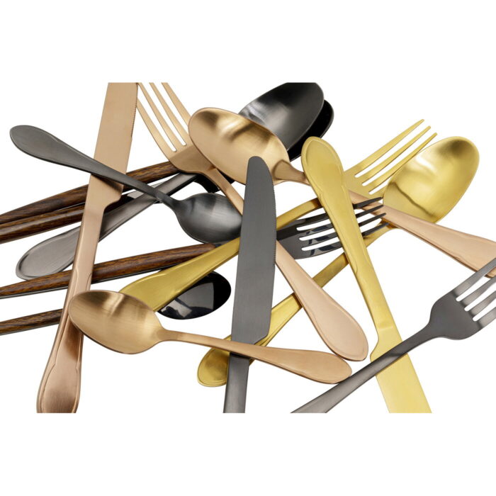 Tacamuri Cucina Auriu mat (16 piese)