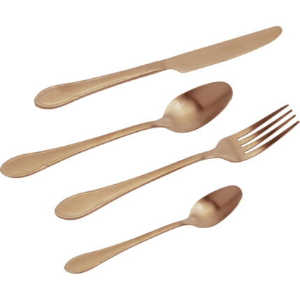 Tacamuri Cucina Cupru mat (16 piese)