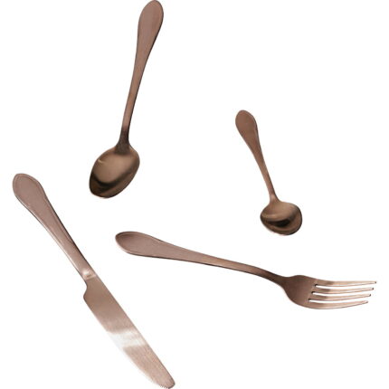 Tacamuri Cucina Cupru mat (16 piese)