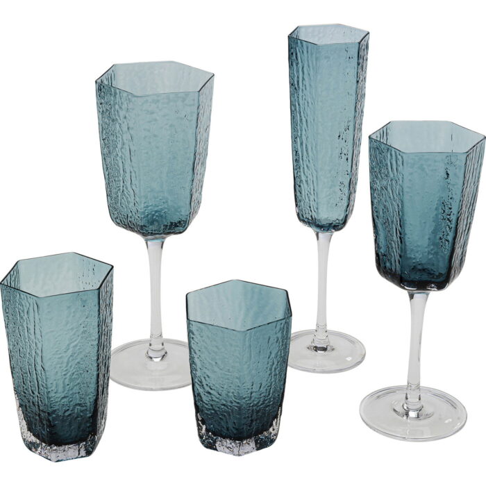 Pahar vin alb Glass Cascata albastru