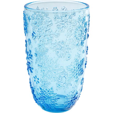Pahar diverse bauturi Ice Flowers albastru