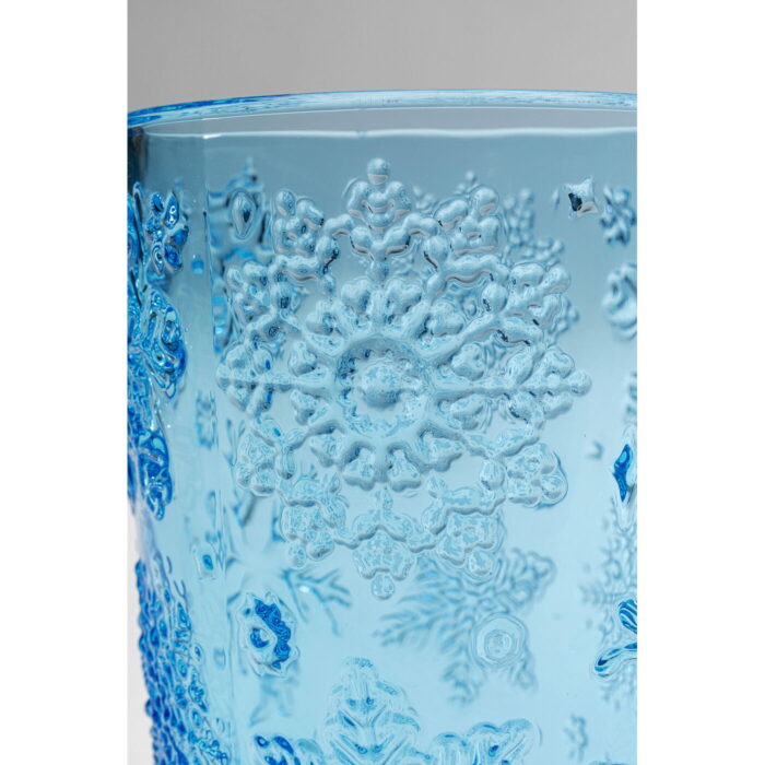 Pahar diverse bauturi Ice Flowers albastru