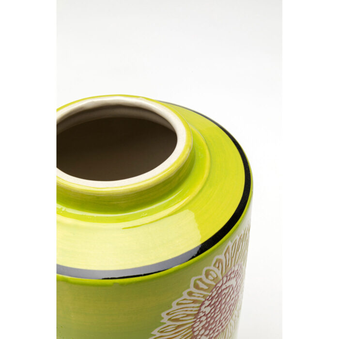 Vas Decorativ Bloom Verde 27 cm