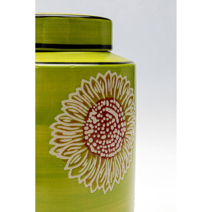 Vas Decorativ Bloom Verde 27 cm