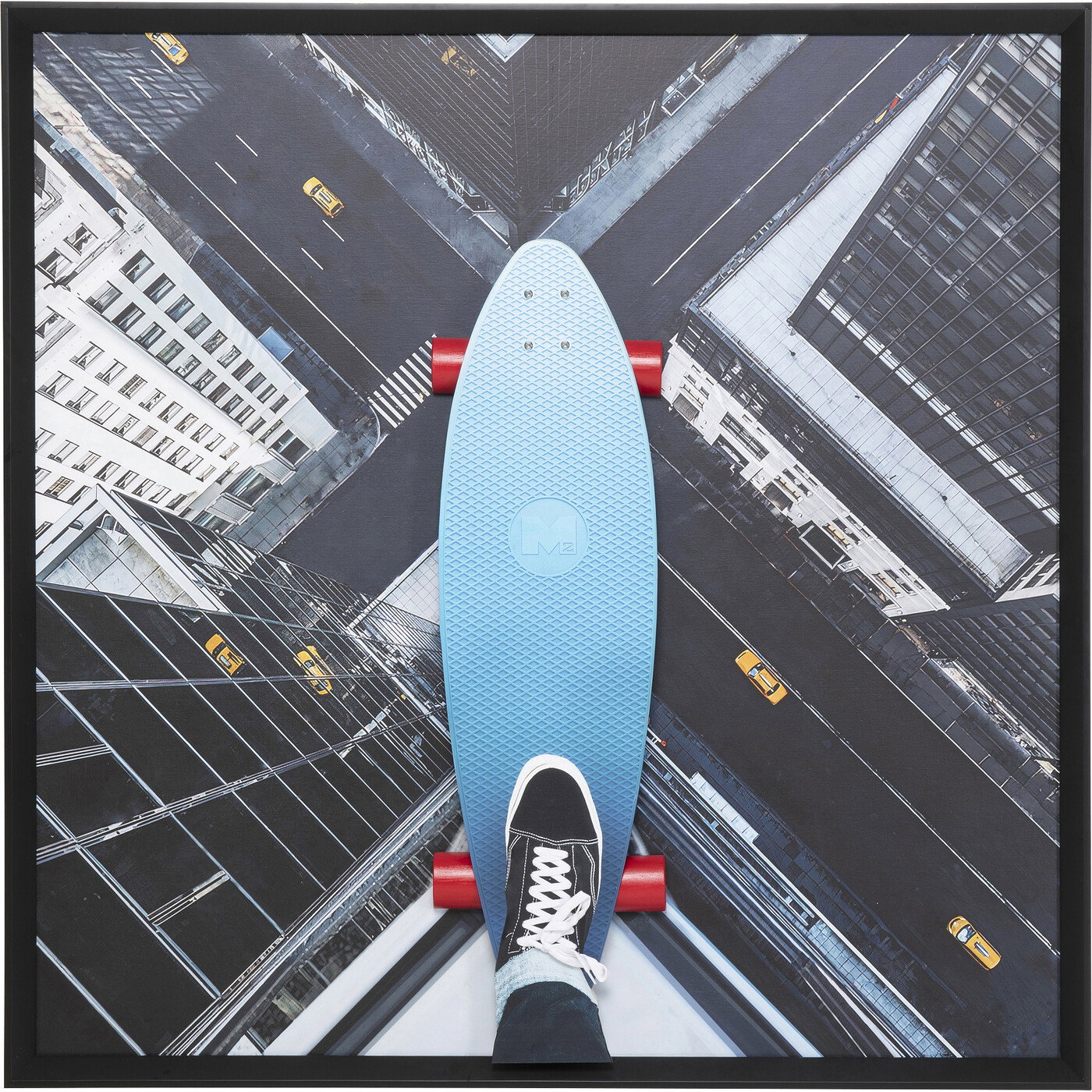 KARE-55868-1400x1400-1.jpg Tablou cu rama Skyline Skater 149x149 cm