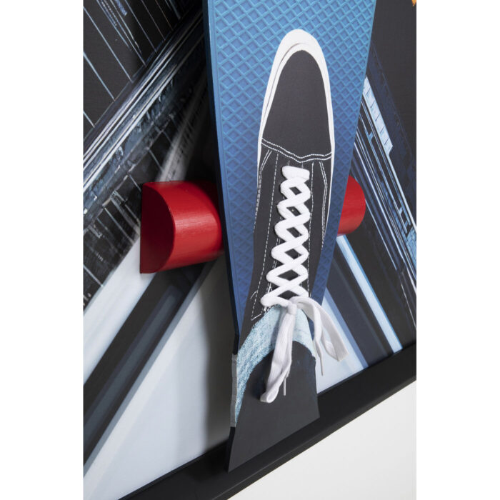 Tablou cu rama Skyline Skater 149x149 cm