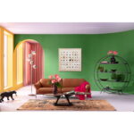 Tablou cu rama Creative Dots 120x120 cm