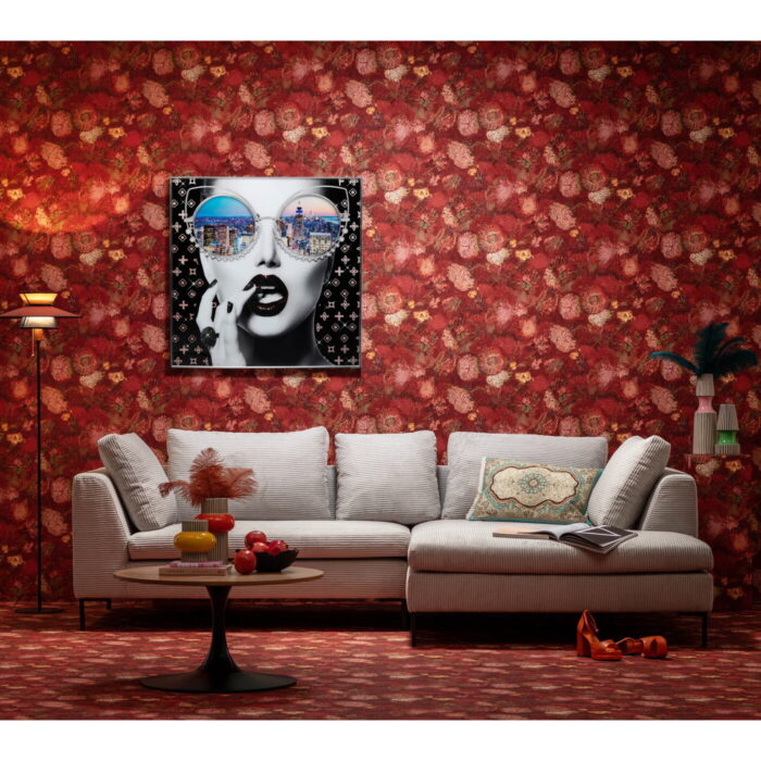 Tablou cu rama NY View 120x120 cm