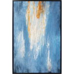 Tablou cu rama Artistas Albastru 120x180 cm