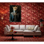 Tablou de sticla Mister Leo 100x150 cm