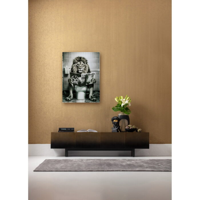Tablou de sticla Bath Lion 60x80 cm