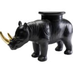 Figurina decorativa Rhino Negru 41 cm