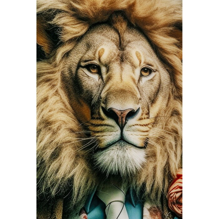 Tablou de sticla Mister Lion 150x100 cm