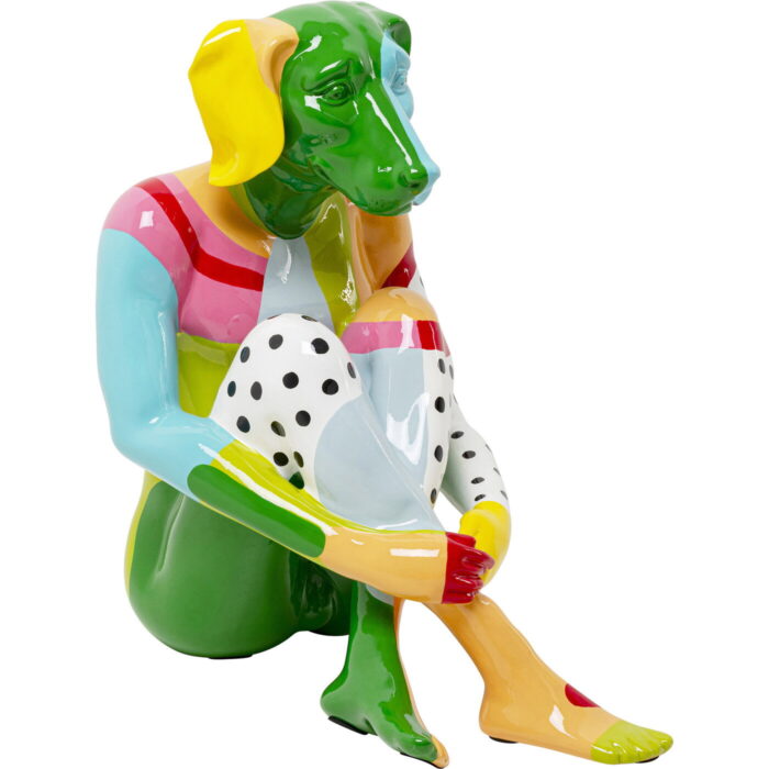 Decoratiune Gangster Dog Multicolor 80 cm