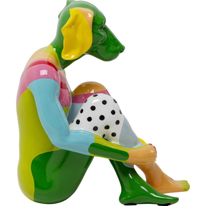 Decoratiune Gangster Dog Multicolor 80 cm