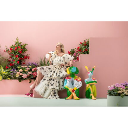 Decoratiune Gangster Dog Multicolor 80 cm