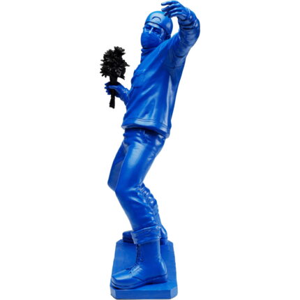 Decoratiune Street Art Bouquet Albastru 67 cm