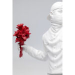 Decoratiune Street Art Bouquet Alb 67 cm