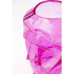 Vaza Prisma Face Roz 30 cm