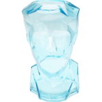 Vaza Prisma Face Light Albastru 30 cm