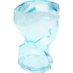 Vaza Prisma Face Light Albastru 30 cm