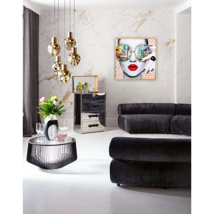 Tablou multicolor Times Square View 80x80 cm