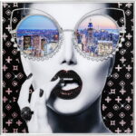 Rama foto NY View 80x80 cm