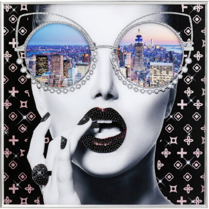 Rama foto NY View 80x80 cm