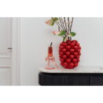 Vaza Strawberries Rosu 24 cm