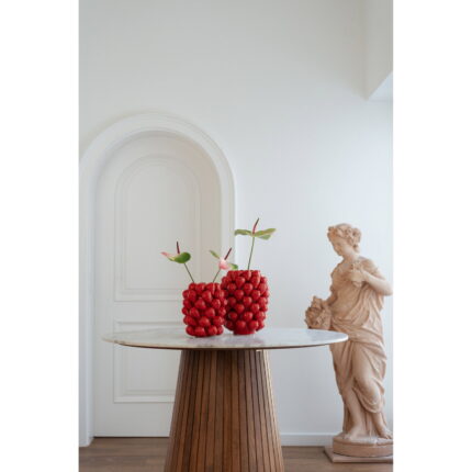 Vaza Strawberries Rosu 30 cm