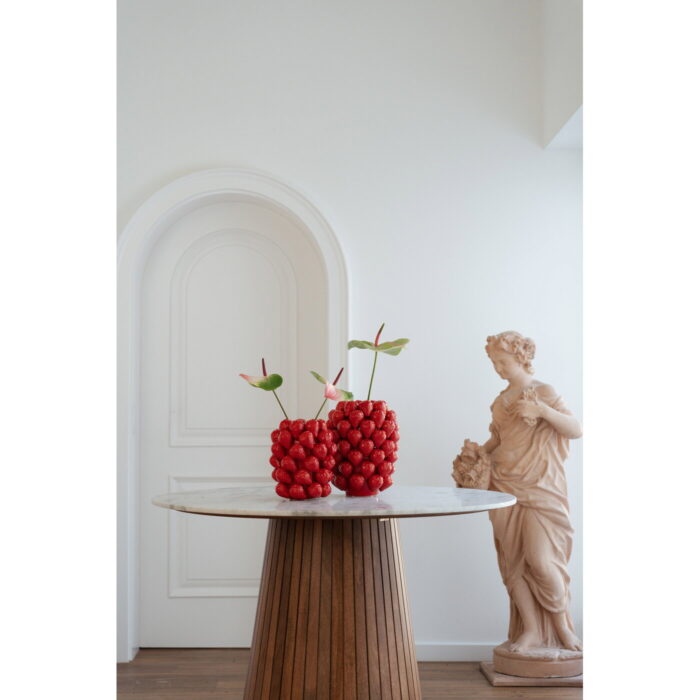 Vaza Strawberries Rosu 30 cm