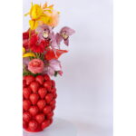 Vaza Strawberries Rosu 30 cm