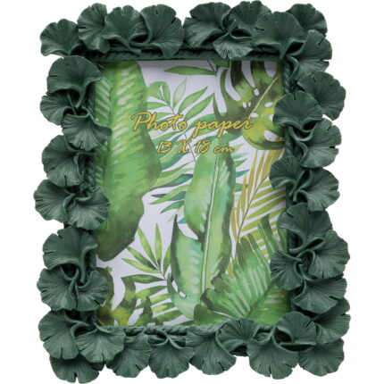 Rama foto Ginkgo Leaf Verde 20x24 cm
